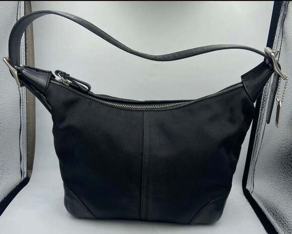 Coach Black Shoulder Bag - Picture 1 of 11